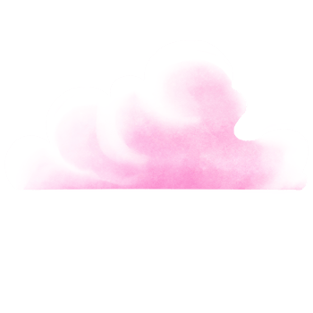 Pastel colored clouds in the sky png