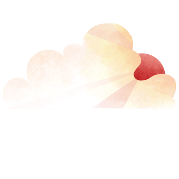 Clouds and sun in the sky png