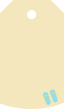 Tag with flip flops summer sale. png