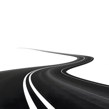 Highway Road on Transparent Background png