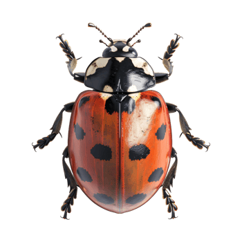 Ladybug on Transparent Background png