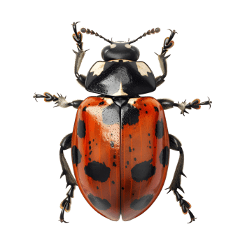 Ladybug on Transparent Background png