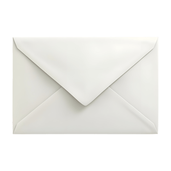 Mail Letter on Transparent Background png