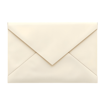 Mail Letter on Transparent Background png