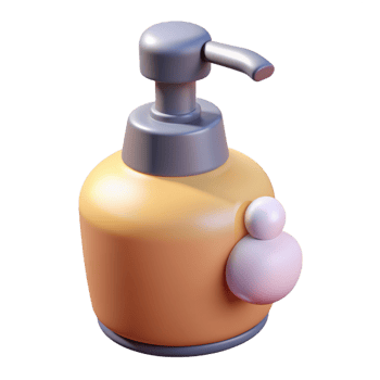 Pump Soap Dispenser 3d Design png