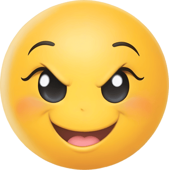 Cute emoji 3D png
