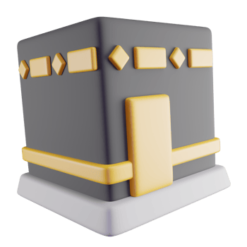 3D Illustration of Kaaba Building png