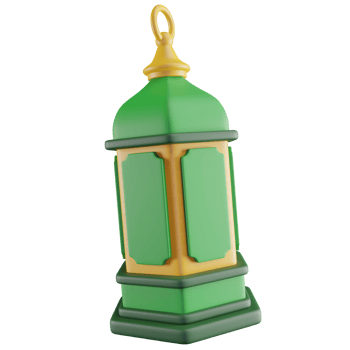 3D Illustration of Green Lantern png