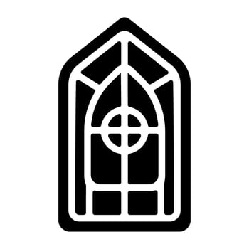 Trendy Church Interior vector