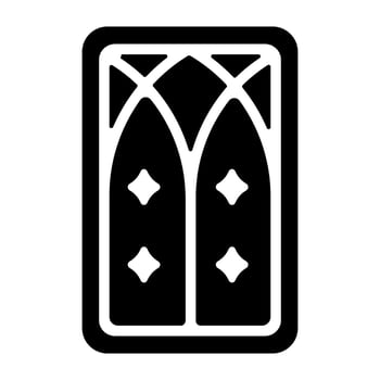 Trendy Mosque Glass vector