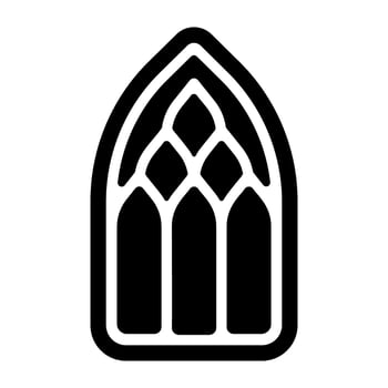 Trendy Stained Window vector