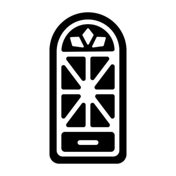 Trendy Masjid Window vector