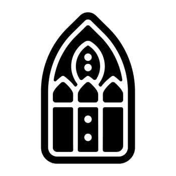 Trendy Chapel Interior vector