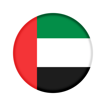 Round flag of UAE png