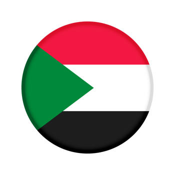 Round flag of Sudan png