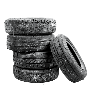 Timeless Charm Stacked Tires Stock Variety png