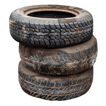 Rustic Stacked Tires Cut Outs Ready to Use Images png