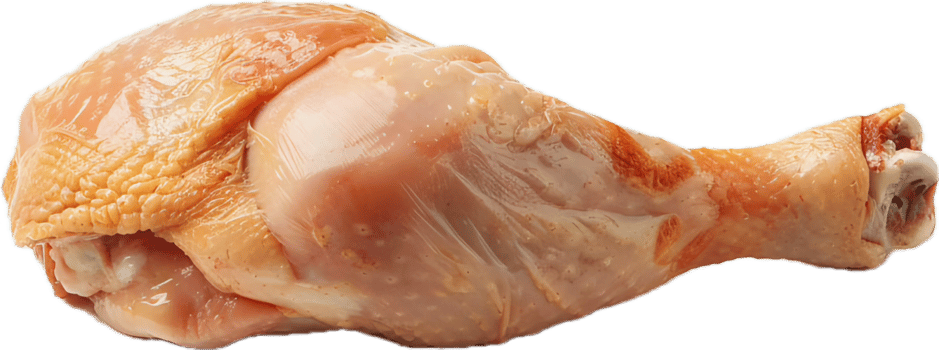 Raw Chicken Drumstick with Herbs. png
