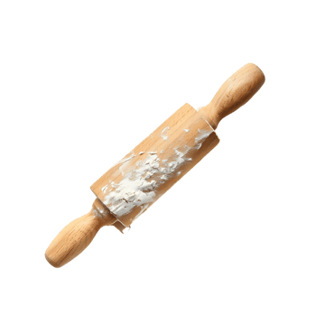 Detail Oriented Wooden Rolling Pin Premium Stock Photos png
