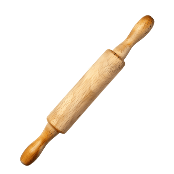 Wooden Rolling Pin Variety Essential Stock Resource png