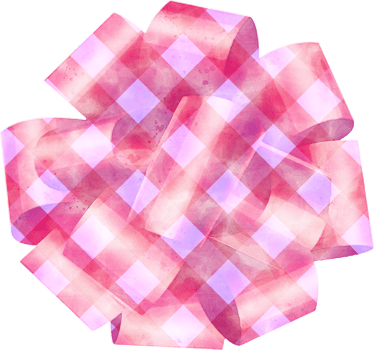 Gift bows and ribbons watercolor illustration png