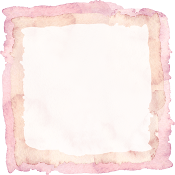Watercolor abstract frame png