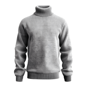Winter Mens Knit Sweater on Transparent Background png