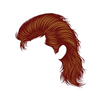 haircut of man vector