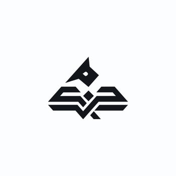 Letter PQ Bird icon logodesign vector