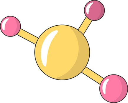 Modern science lab icon vector