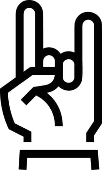 Hand icon symbol image illustration vector