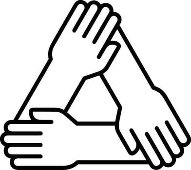 Hand icon symbol image illustration vector