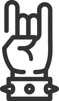 Hand icon symbol image illustration vector