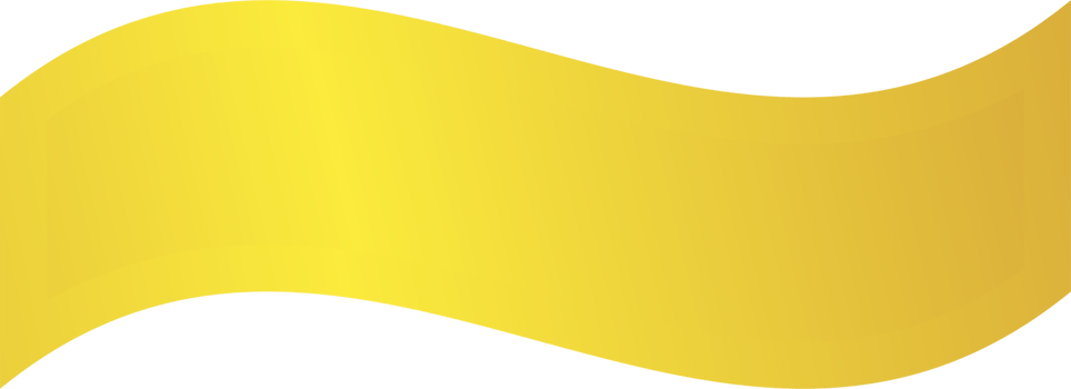 Gold label ribbon shape png