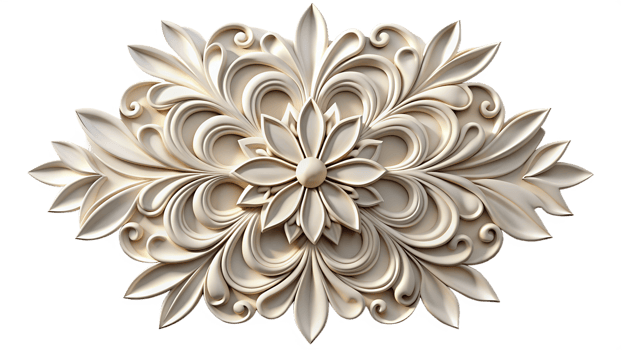 wall plaster decor 3d isolated on a background png