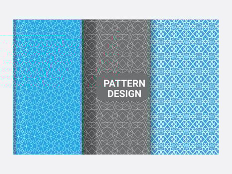 Modern flower background pattern design template vector