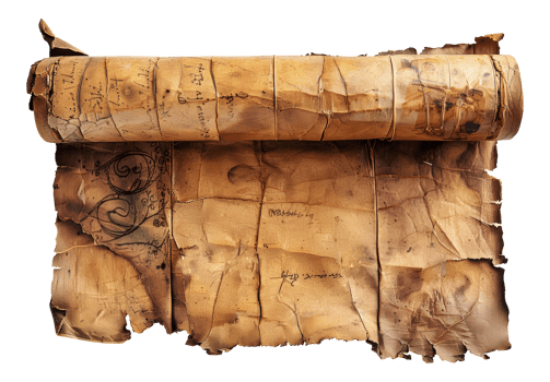 Antique Scroll, cut out - stock .. png