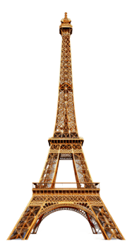 The Eiffel Tower is a tall - stock .. png