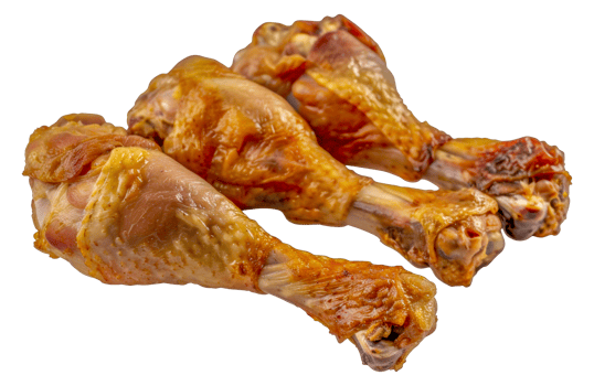Three pieces of chicken - stock .. png