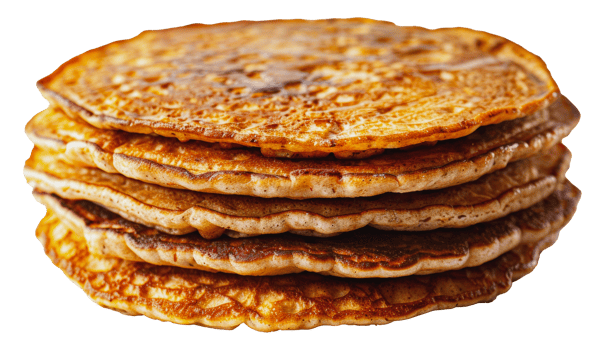 Stack of pancakes, cut out - stock . png