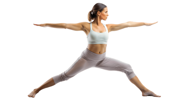 Yoga Pose Isolated on Transparent Background png