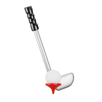 3d rendering golf icon. 3d sport icon concept png