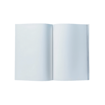 Vintage Open Book with Blank Pages Cut Out Stock Photo Collection png