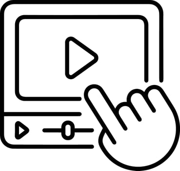 Hand icon symbol image illustration vector