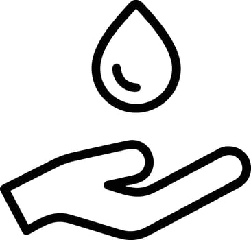 Hand icon symbol image illustration vector