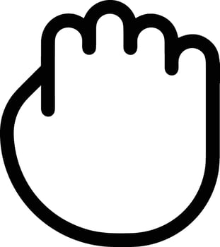 Hand icon symbol image illustration vector