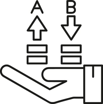 Hand icon symbol image illustration vector