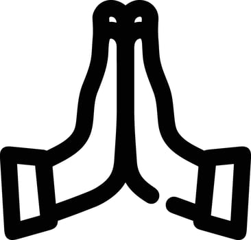 Hand icon symbol image illustration vector