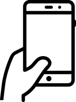 Hand icon symbol image illustration vector