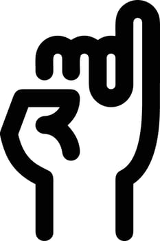 Hand icon symbol image illustration vector